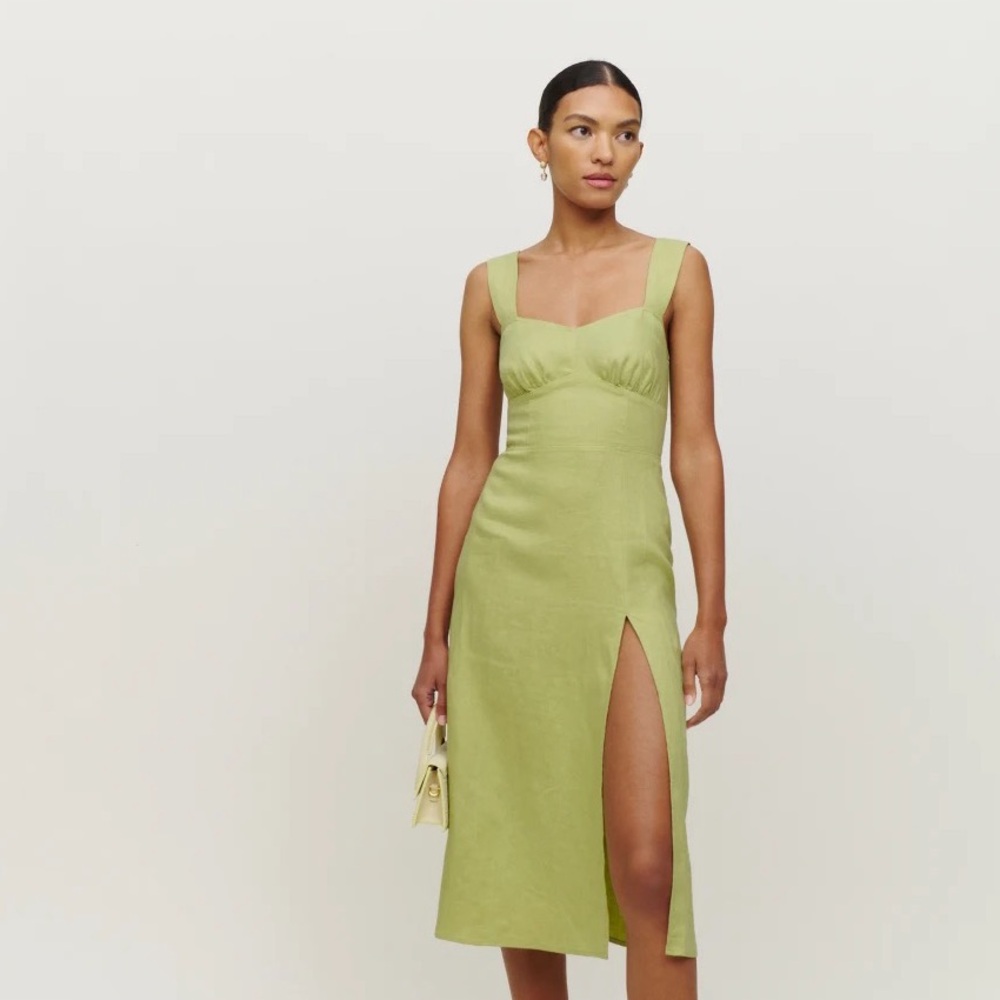 Reformation linen dress NWOT